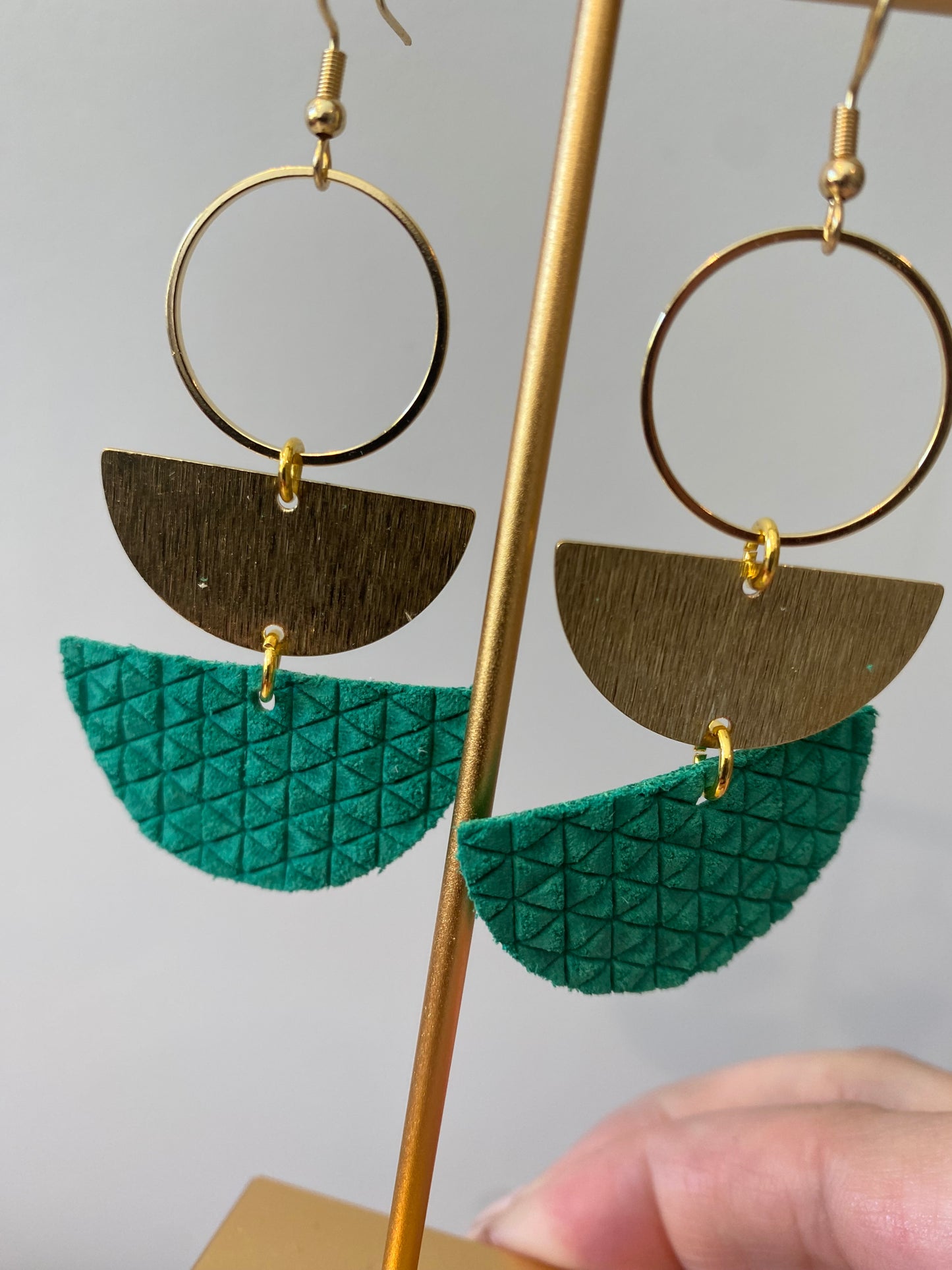 Eleanor Leather Earrings
