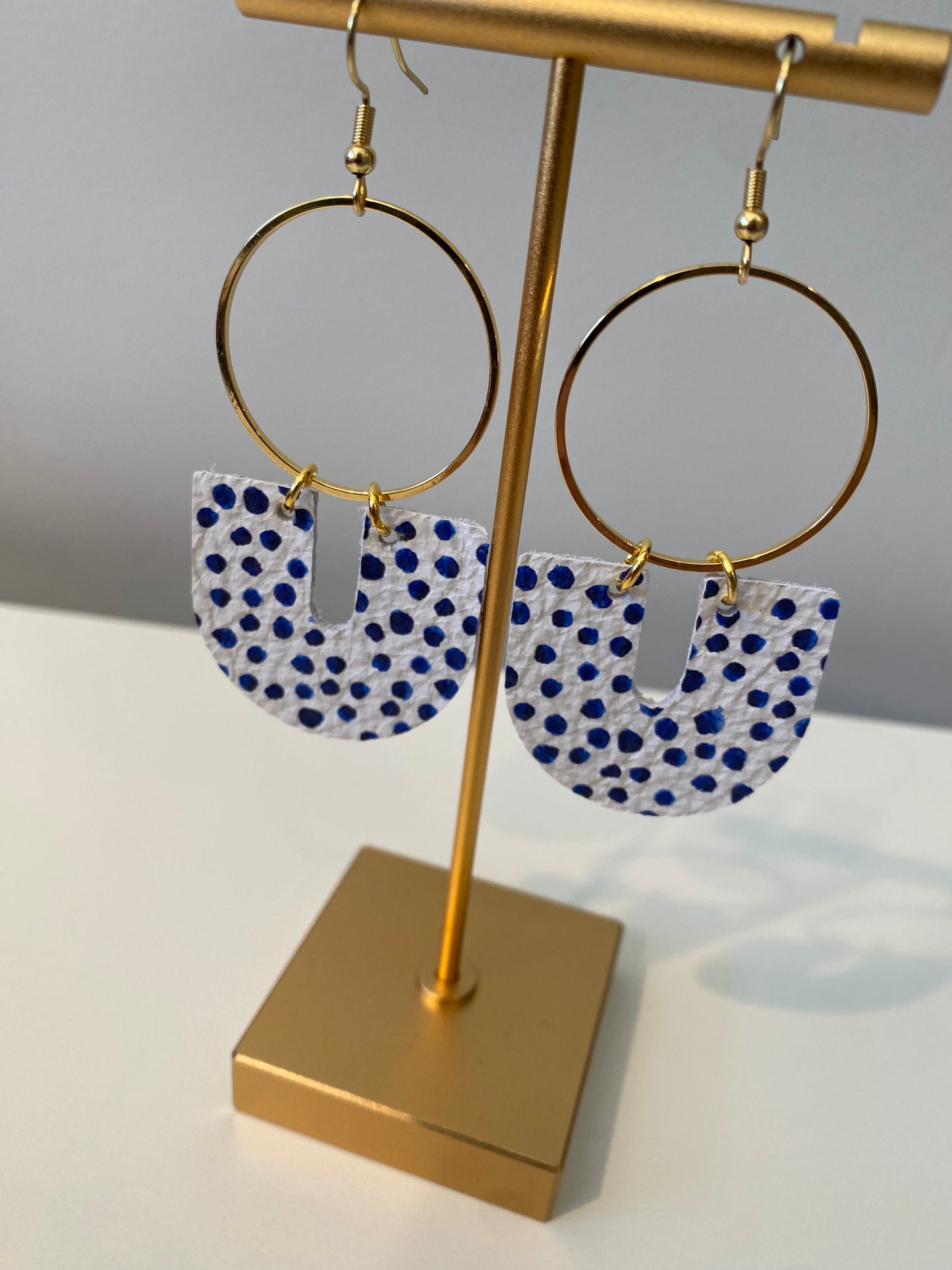 Kayla Leather Earrings