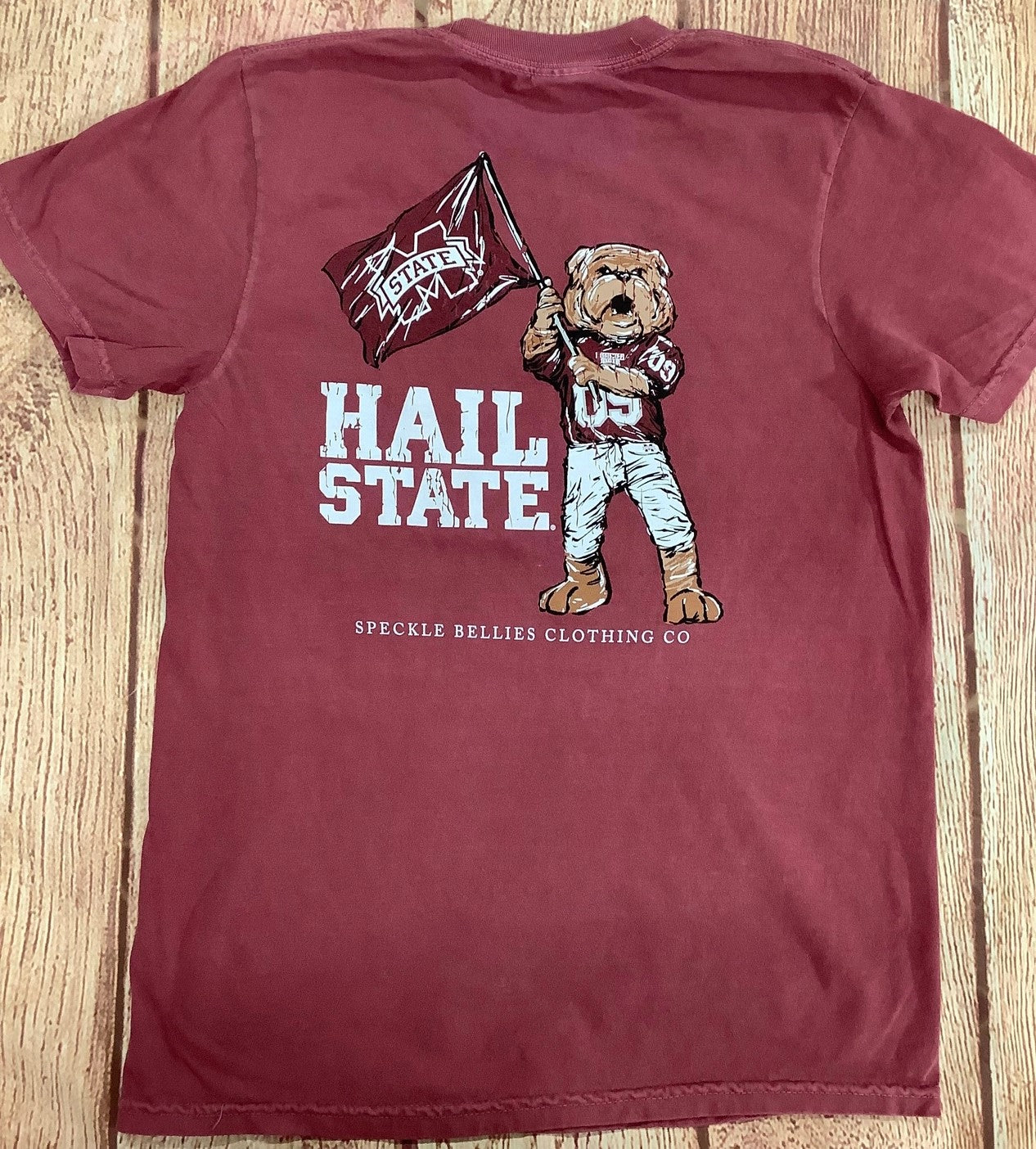 Bully with Flag (MSU) T-Shirt