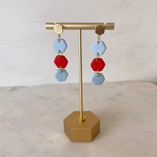 Choose Your School Color Clay Earrings