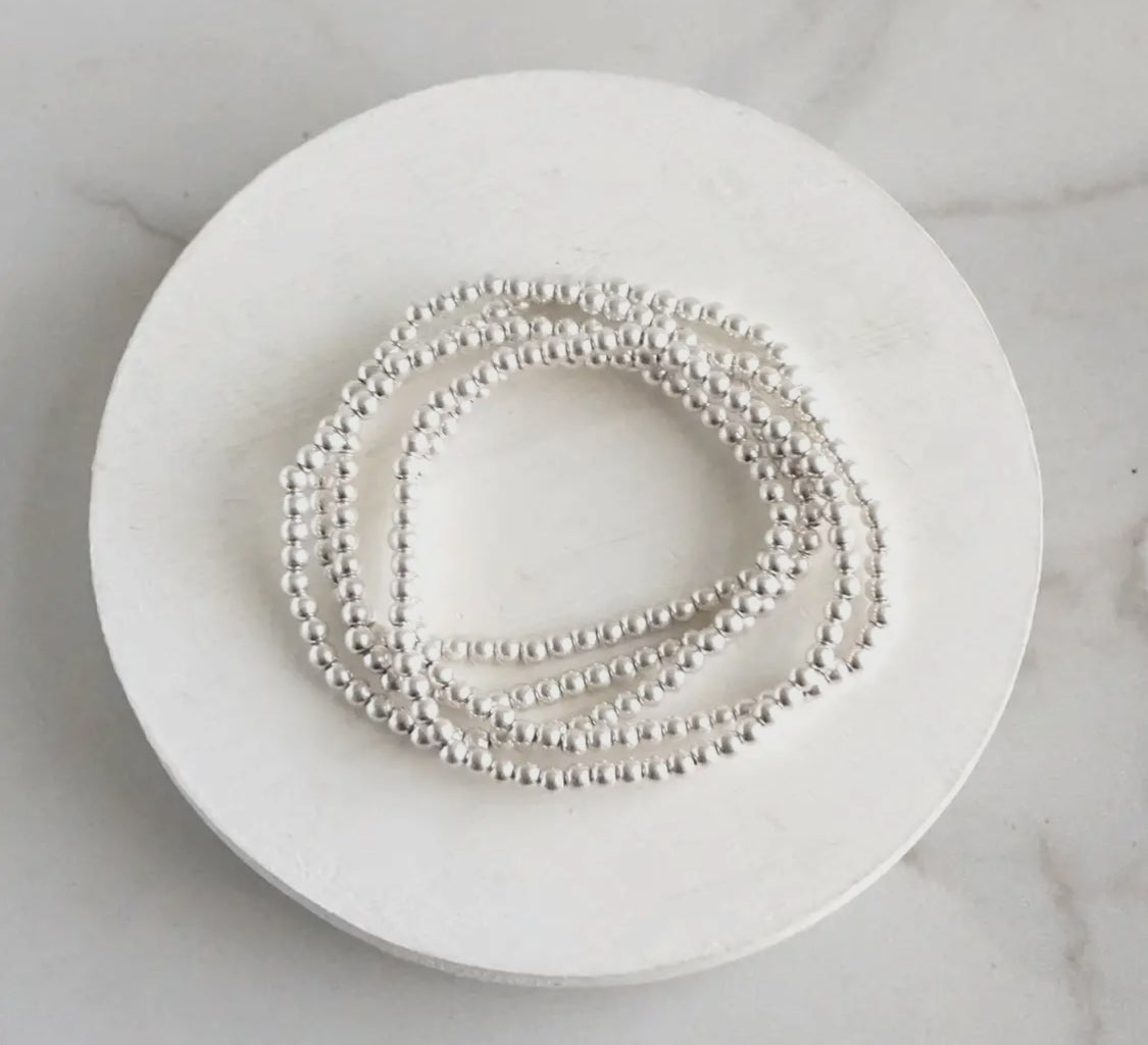 Small Ball Beads Bracelet Stack of 5 Bracelets (2 options)
