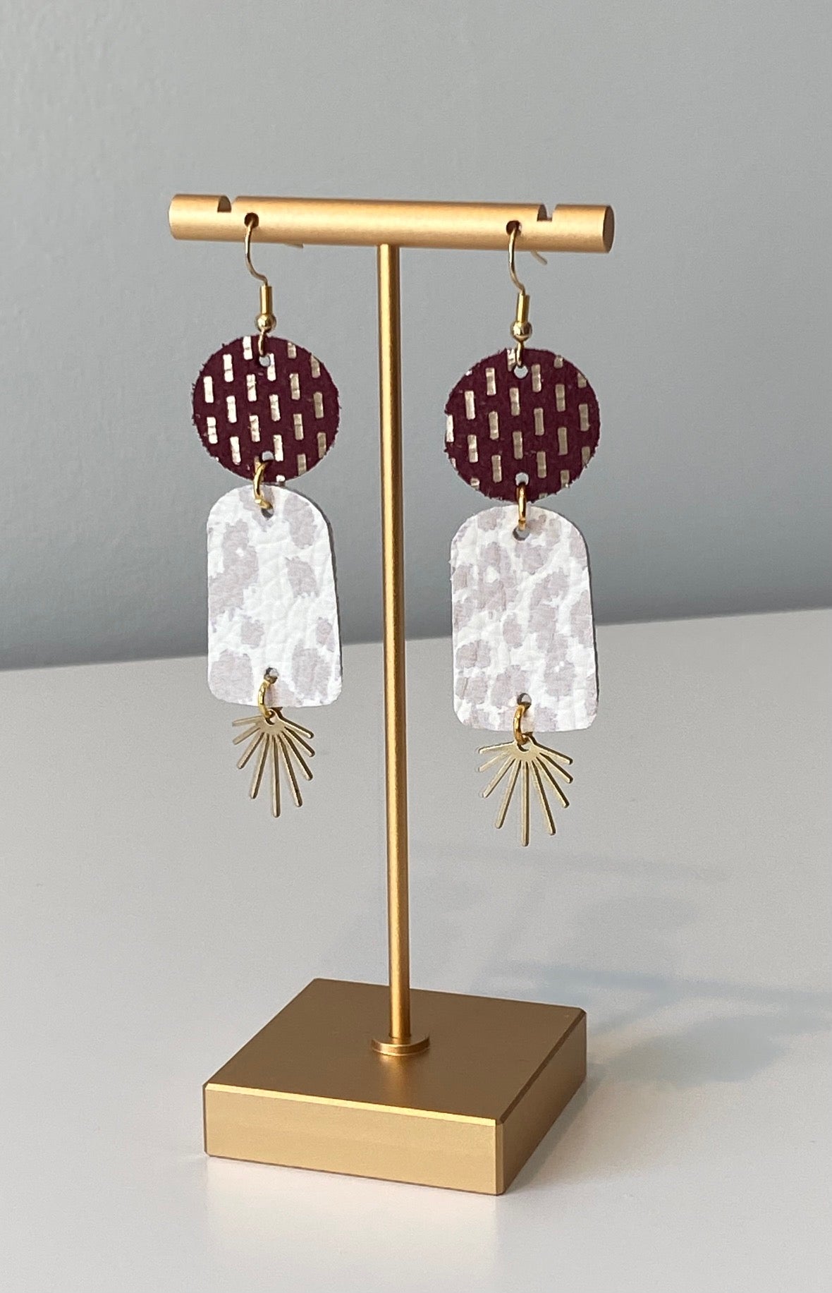 Laura Leather Earrings