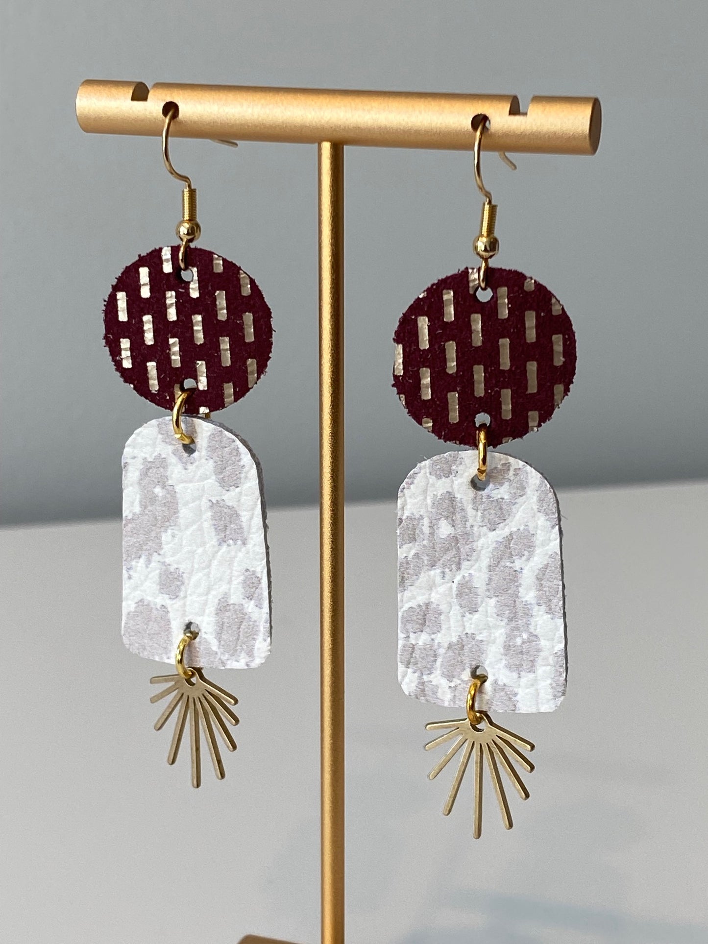 Laura Leather Earrings