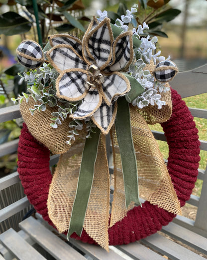 Chenille Wreaths (variety of styles)