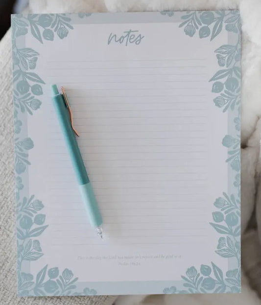 Notepad - Blue Laurel