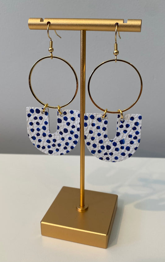 Kayla Leather Earrings