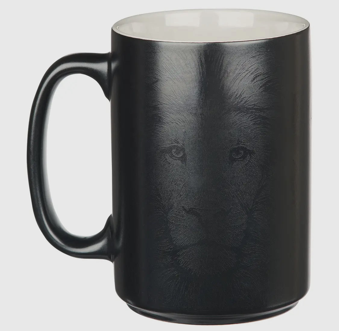 Be Strong & Courageous Black Mug