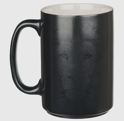 Be Strong & Courageous Black Mug