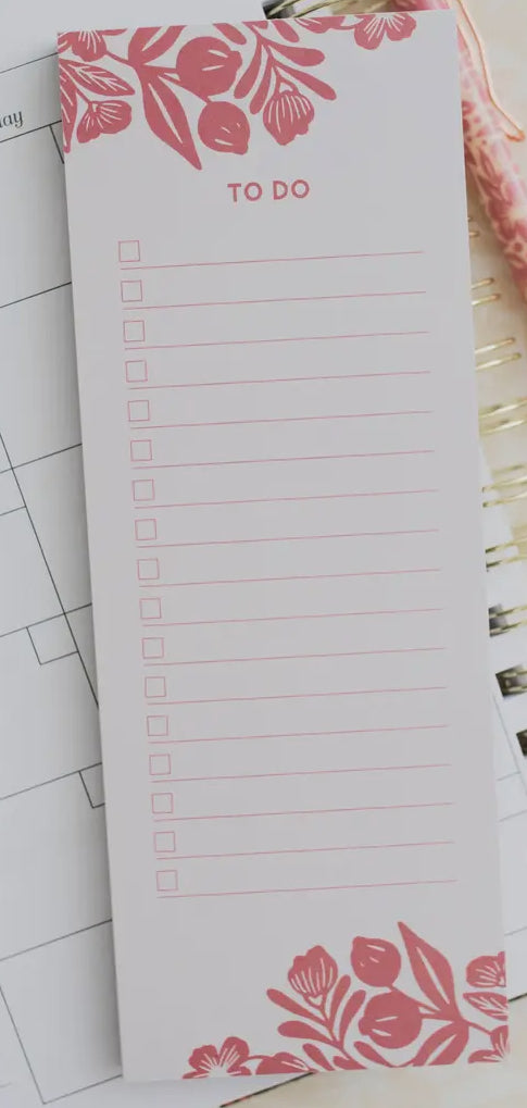 To Do List Notepad